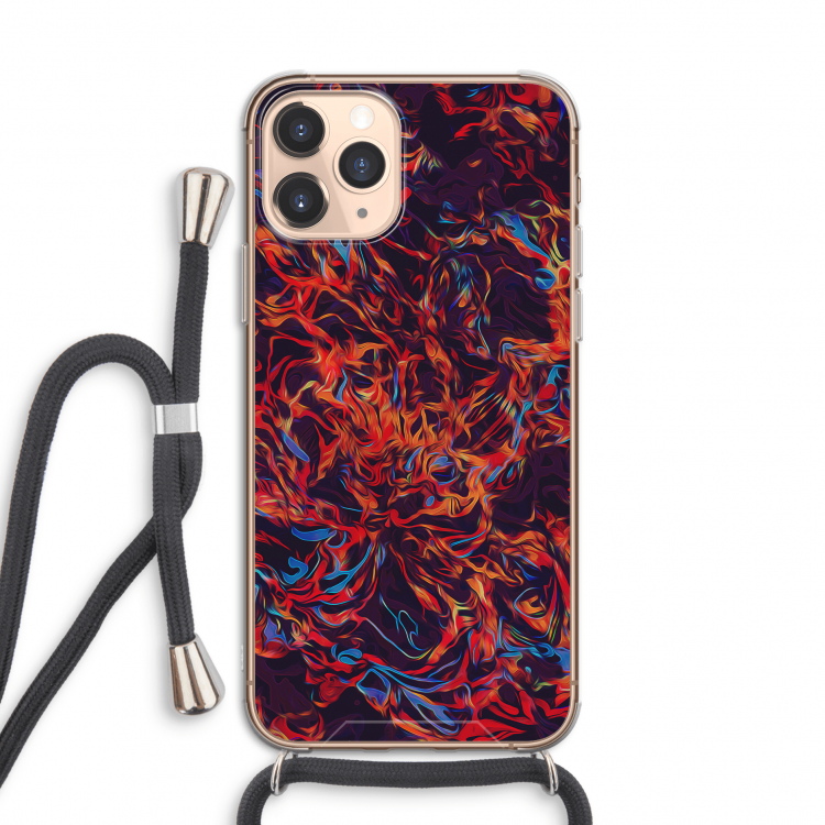 Lucifer: iPhone 11 Pro Transparant Hoesje met koord