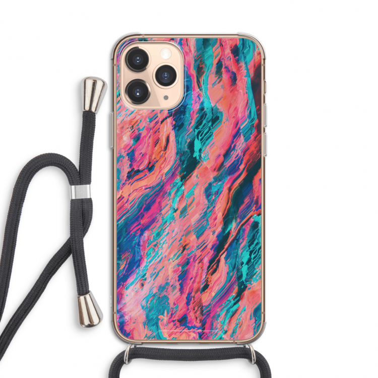 Electric Times: iPhone 11 Pro Transparant Hoesje met koord