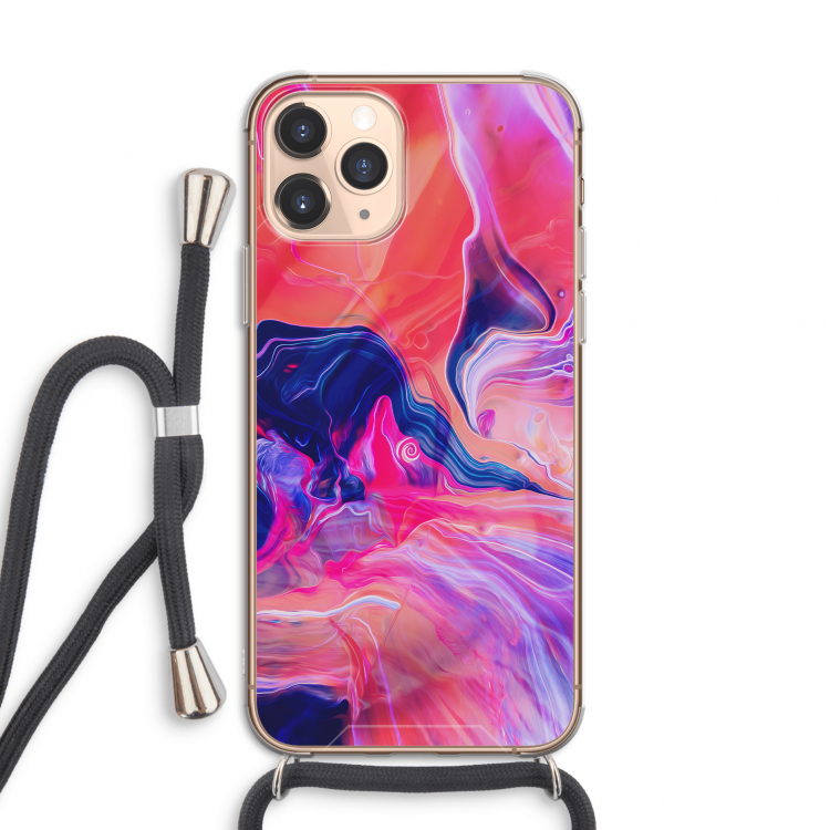 Earth And Ocean: iPhone 11 Pro Transparant Hoesje met koord