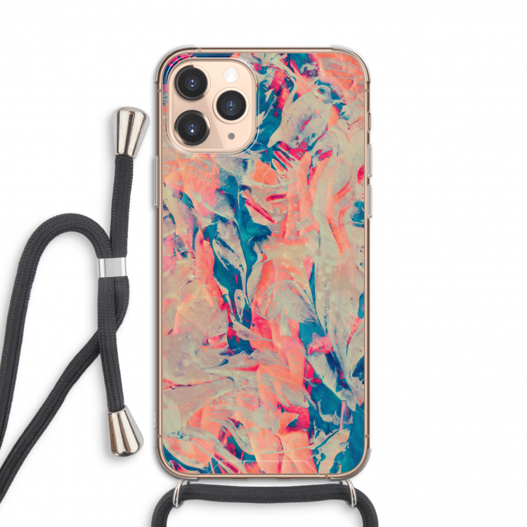 Alone: iPhone 11 Pro Transparant Hoesje met koord