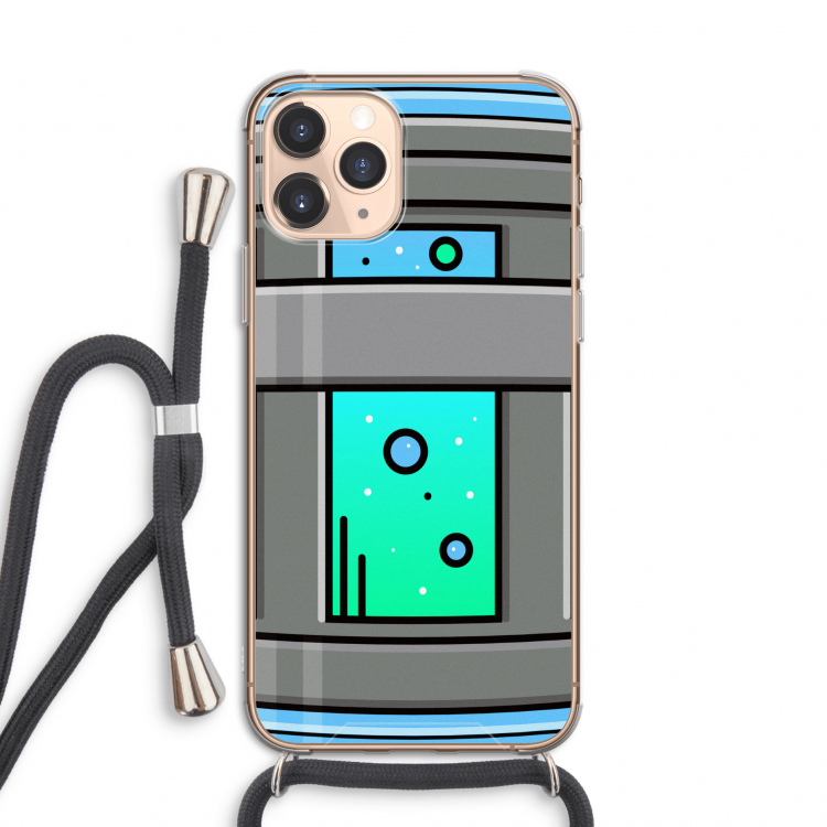 Chug Bottle: iPhone 11 Pro Transparant Hoesje met koord