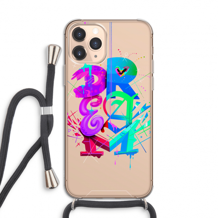 Dream: iPhone 11 Pro Transparant Hoesje met koord