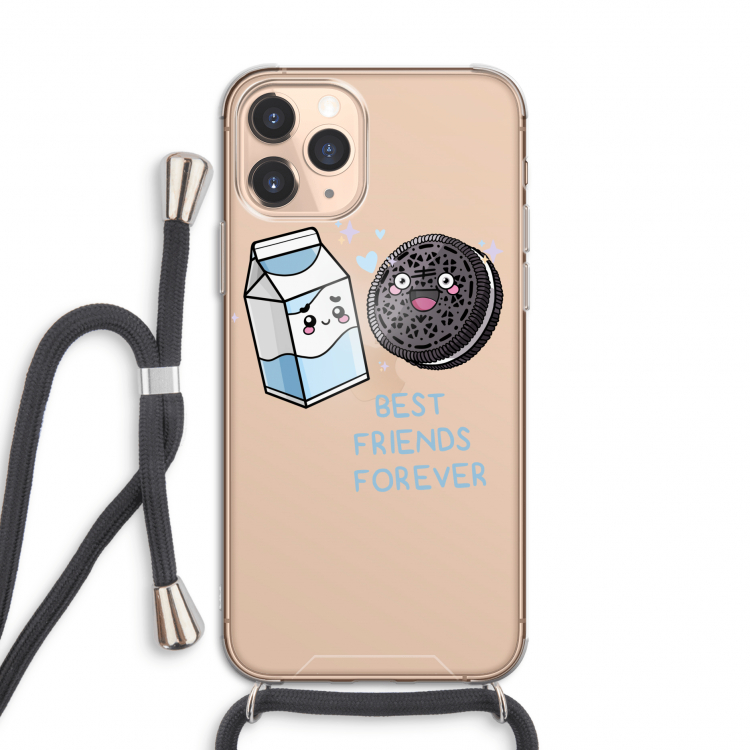 Best Friend Forever: iPhone 11 Pro Transparant Hoesje met koord