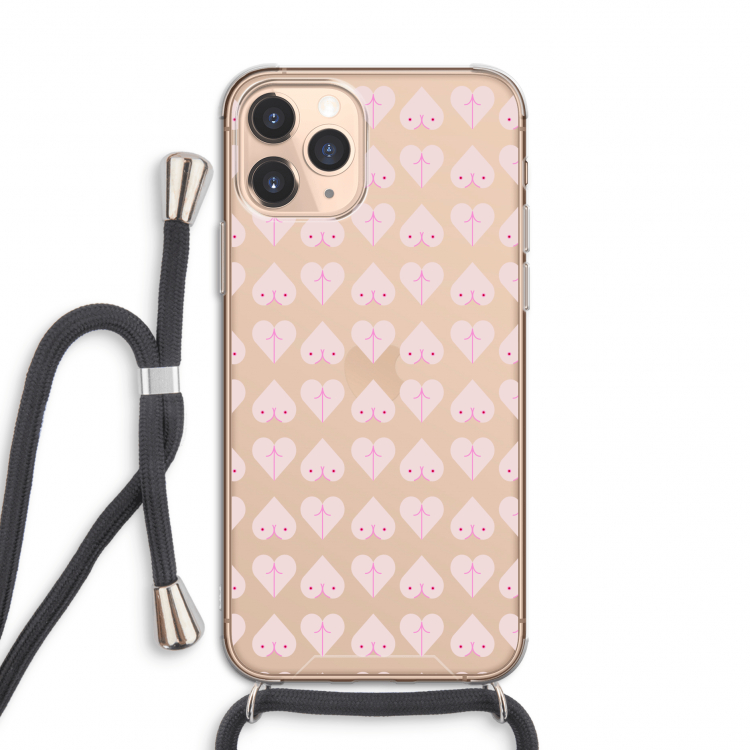 Ass 'n Titties: iPhone 11 Pro Transparant Hoesje met koord
