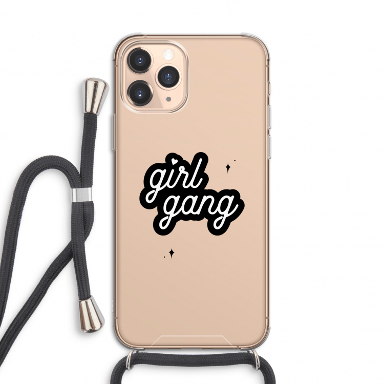 Girl Gang: iPhone 11 Pro Transparant Hoesje met koord