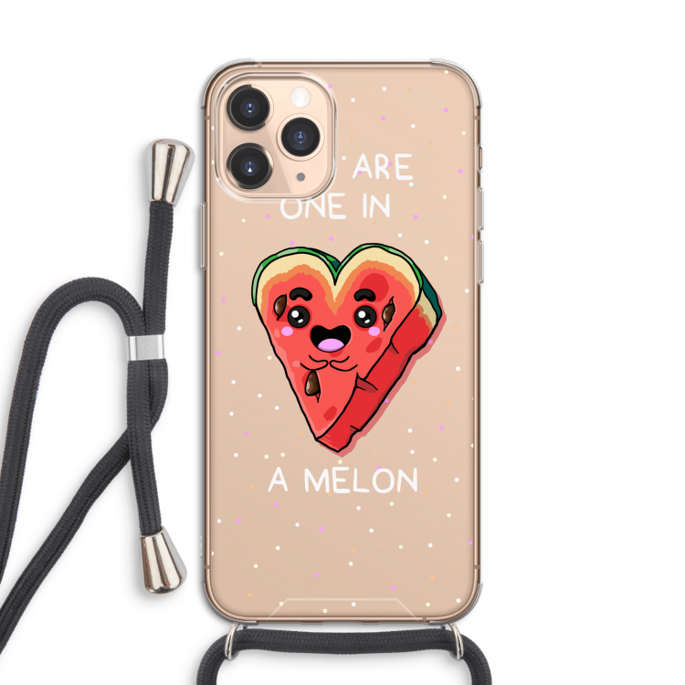 One In A Melon: iPhone 11 Pro Transparant Hoesje met koord