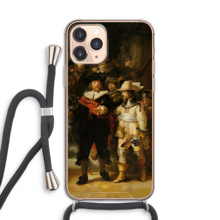De Nachtwacht: iPhone 11 Pro Transparant Hoesje met koord