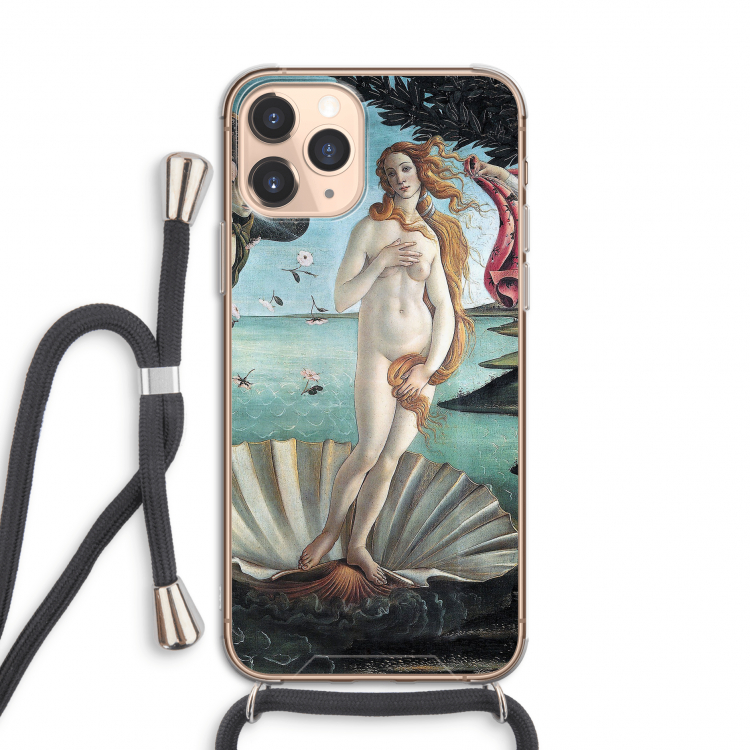 Birth Of Venus: iPhone 11 Pro Transparant Hoesje met koord