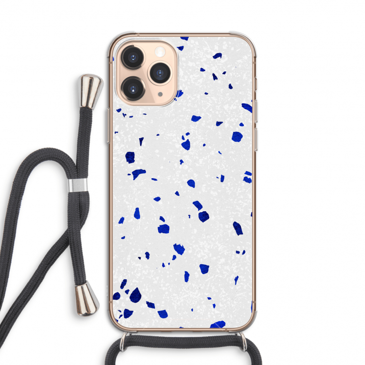 Terrazzo N°5: iPhone 11 Pro Transparant Hoesje met koord