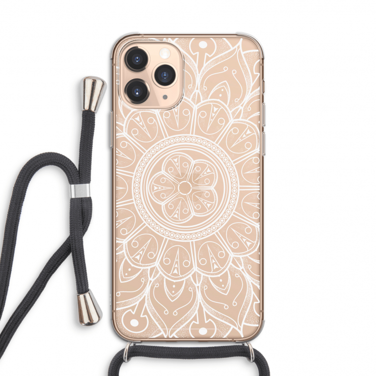 Roses Are Red: iPhone 11 Pro Transparant Hoesje met koord