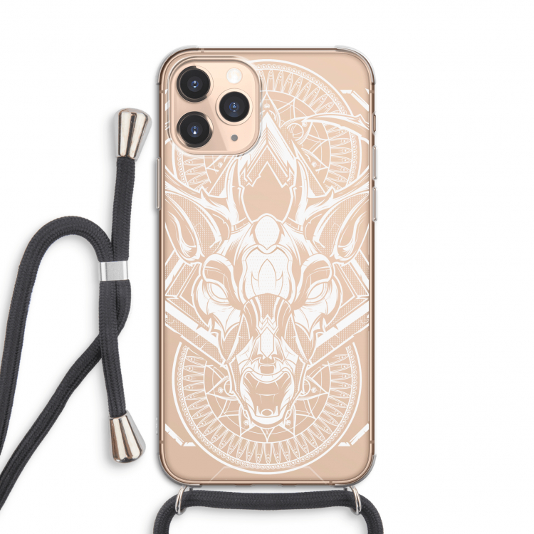 Oh Deer: iPhone 11 Pro Transparant Hoesje met koord