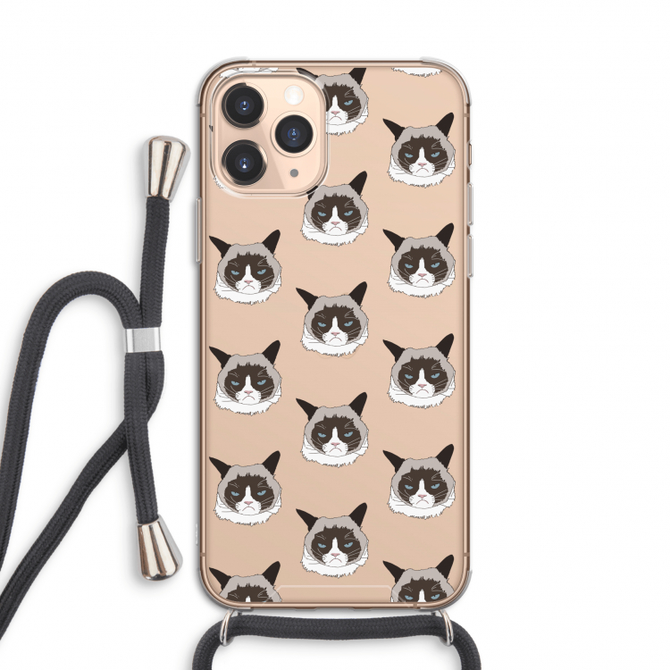 It's a Purrr Case: iPhone 11 Pro Transparant Hoesje met koord