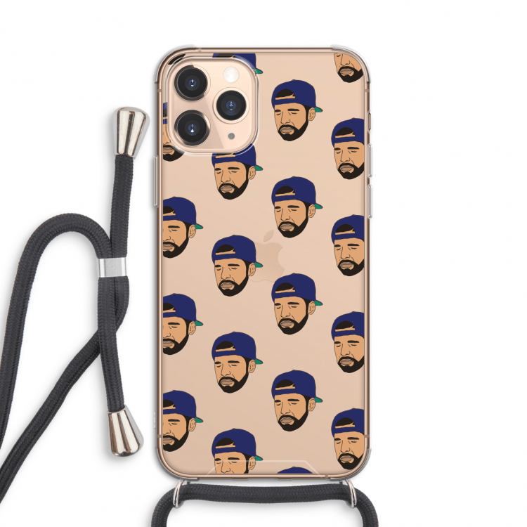 Drake Away: iPhone 11 Pro Transparant Hoesje met koord