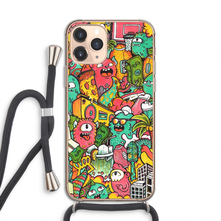 Vexx City: iPhone 11 Pro Transparant Hoesje met koord
