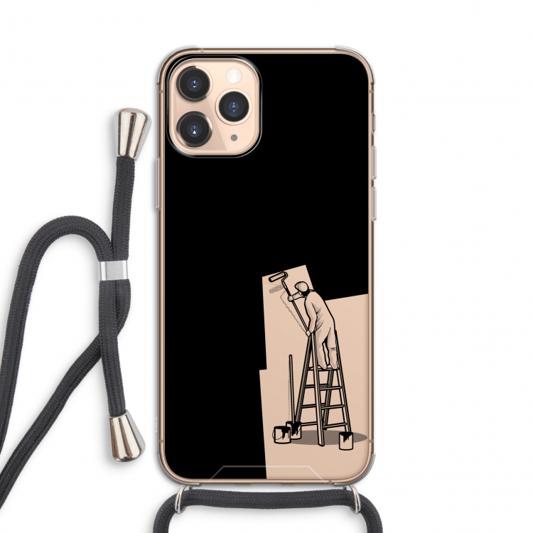 Musketon Painter: iPhone 11 Pro Transparant Hoesje met koord