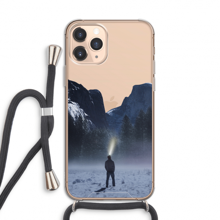 Wanderlust: iPhone 11 Pro Transparant Hoesje met koord