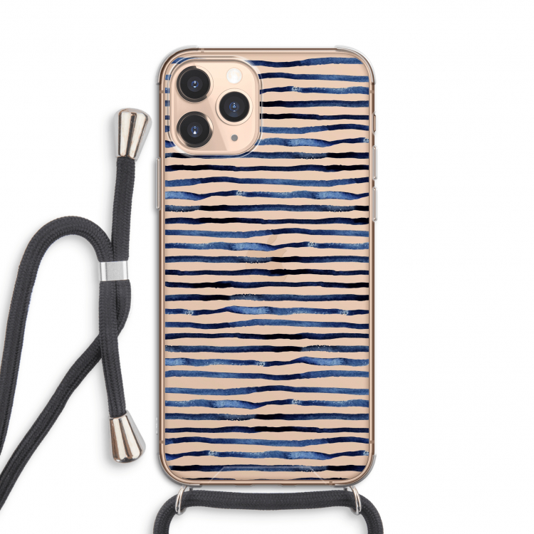 Verrassende lijnen: iPhone 11 Pro Transparant Hoesje met koord