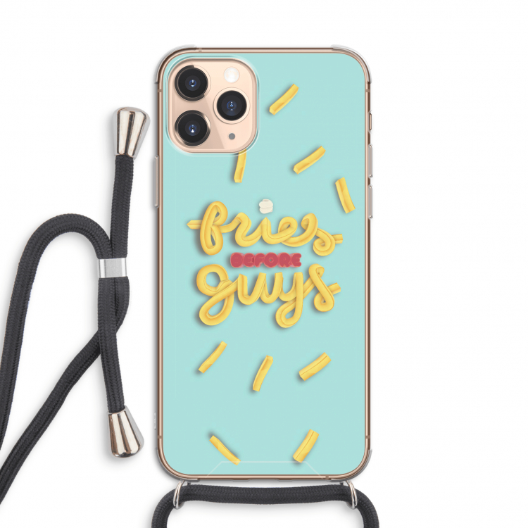 Always fries: iPhone 11 Pro Transparant Hoesje met koord
