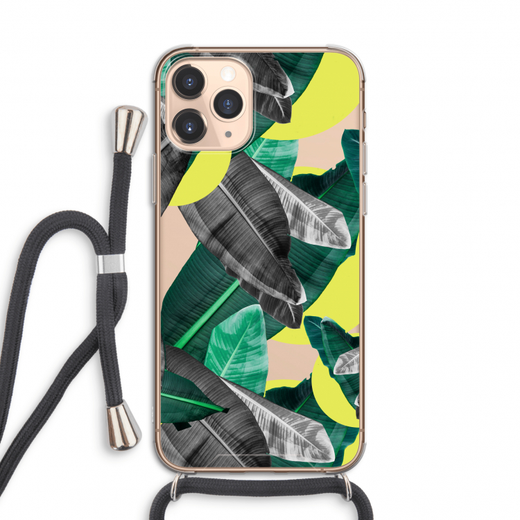 Fantasie jungle: iPhone 11 Pro Transparant Hoesje met koord