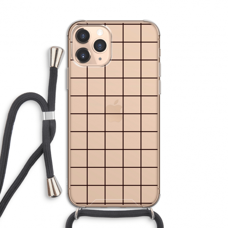Rooster: iPhone 11 Pro Transparant Hoesje met koord