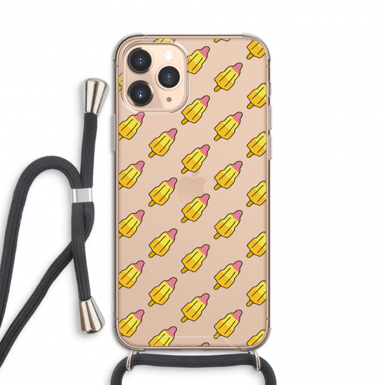 Waterijsjes: iPhone 11 Pro Transparant Hoesje met koord
