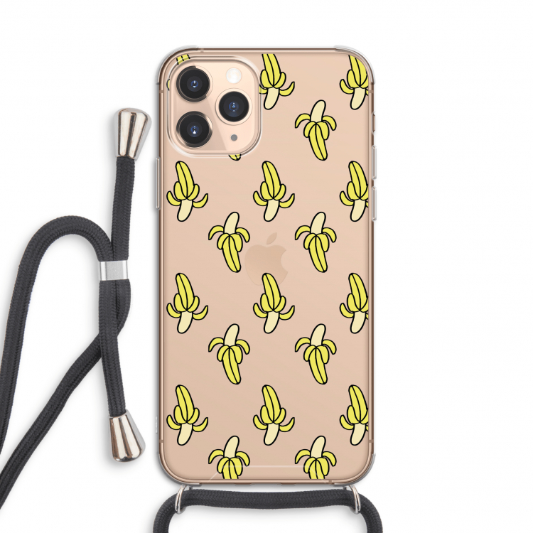 Bananas: iPhone 11 Pro Transparant Hoesje met koord