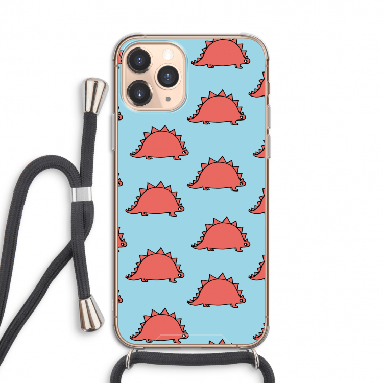 Dinosawrr: iPhone 11 Pro Transparant Hoesje met koord