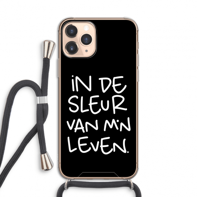 De Sleur: iPhone 11 Pro Transparant Hoesje met koord