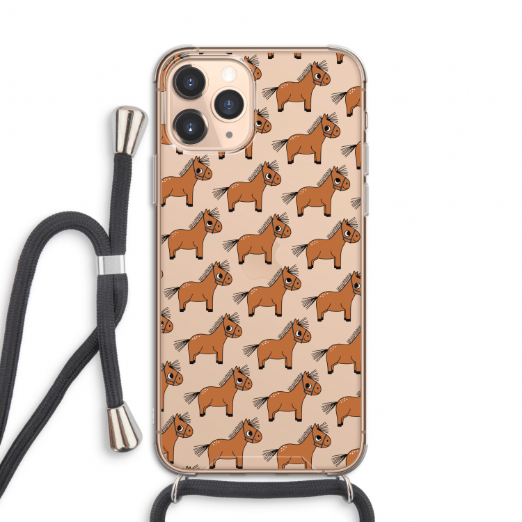 Pony: iPhone 11 Pro Transparant Hoesje met koord