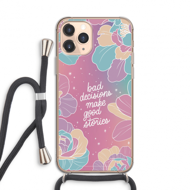 Good stories: iPhone 11 Pro Transparant Hoesje met koord