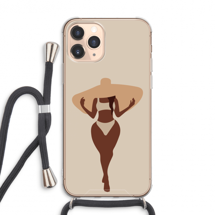 Let's get salty: iPhone 11 Pro Max Transparant Hoesje met koord