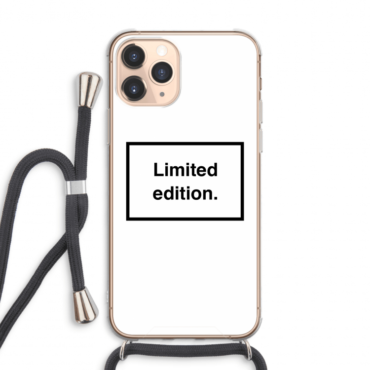 Limited edition: iPhone 11 Pro Max Transparant Hoesje met koord