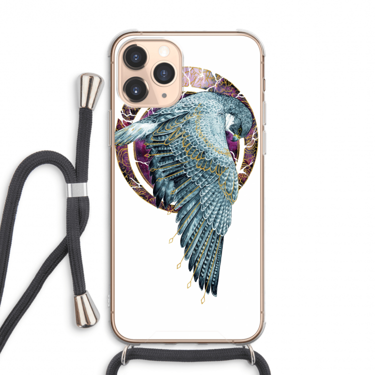Golden Falcon: iPhone 11 Pro Max Transparant Hoesje met koord