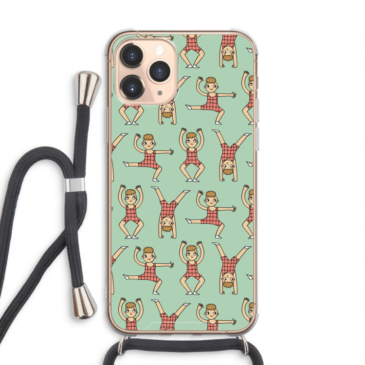 Gymboys: iPhone 11 Pro Max Transparant Hoesje met koord