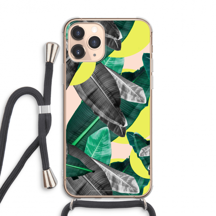 Fantasie jungle: iPhone 11 Pro Max Transparant Hoesje met koord