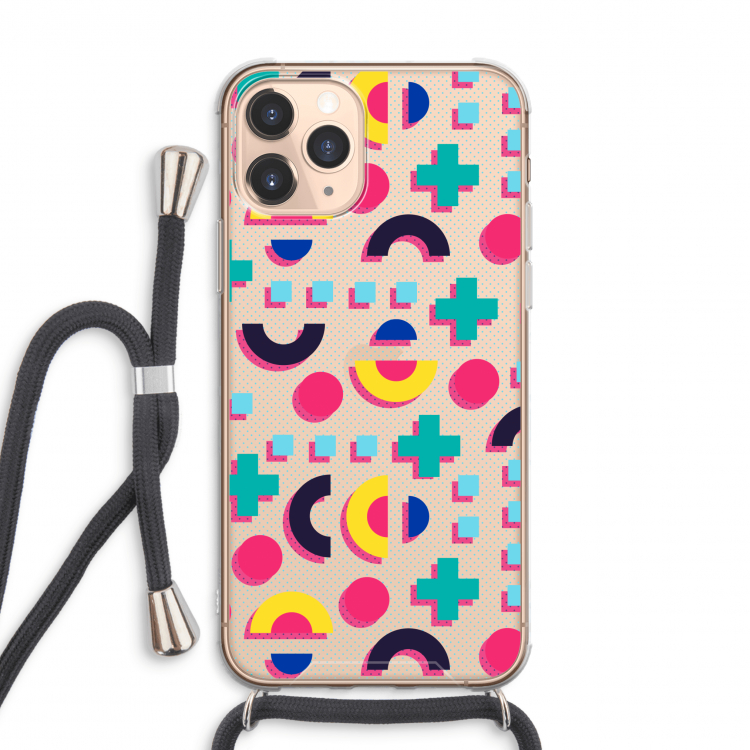 8-bit N°2: iPhone 11 Pro Max Transparant Hoesje met koord