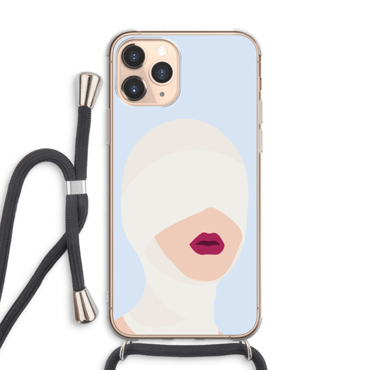 Incognito: iPhone 11 Pro Max Transparant Hoesje met koord
