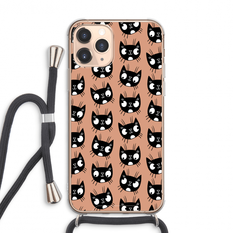 Kat: iPhone 11 Pro Max Transparant Hoesje met koord