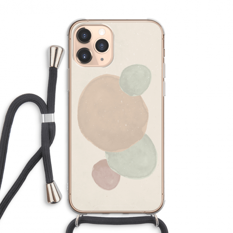 Geo #9: iPhone 11 Pro Max Transparant Hoesje met koord