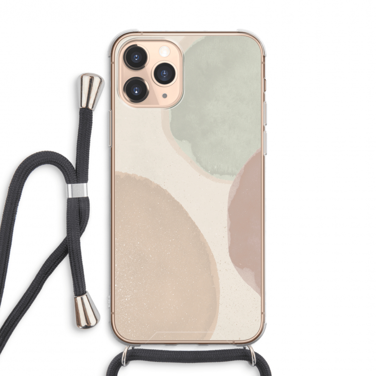 Geo #8: iPhone 11 Pro Max Transparant Hoesje met koord