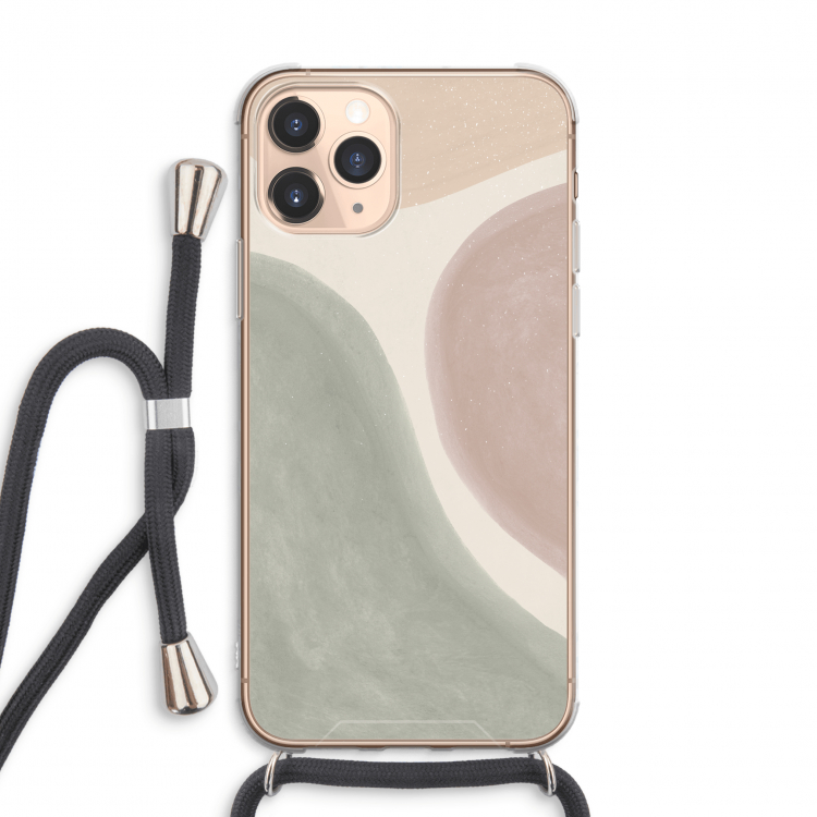 Geo #6: iPhone 11 Pro Max Transparant Hoesje met koord