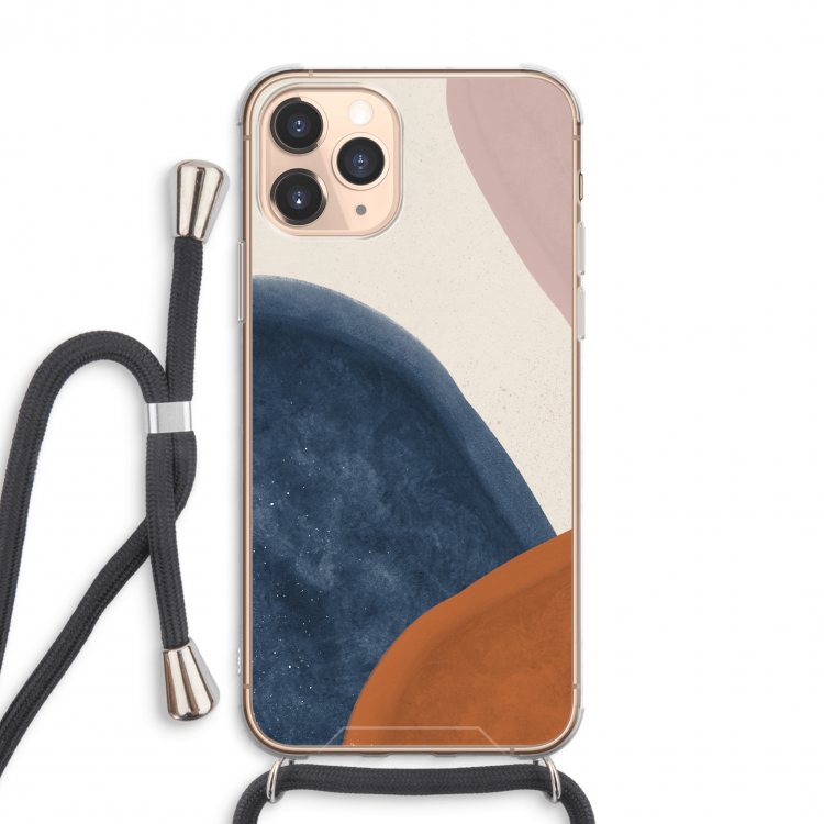 Geo #1: iPhone 11 Pro Max Transparant Hoesje met koord