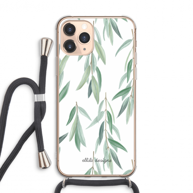Branch up your life: iPhone 11 Pro Max Transparant Hoesje met koord
