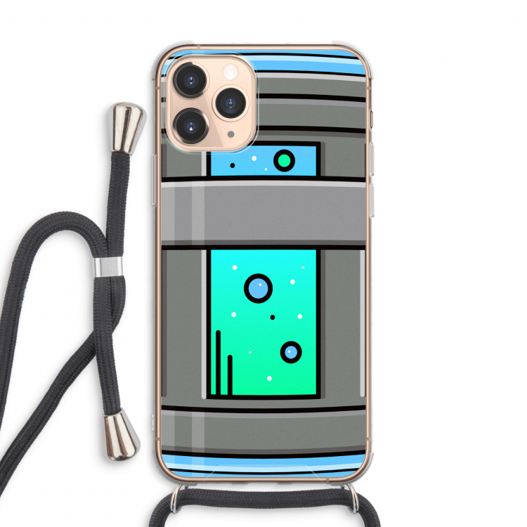 Chug Bottle: iPhone 11 Pro Max Transparant Hoesje met koord