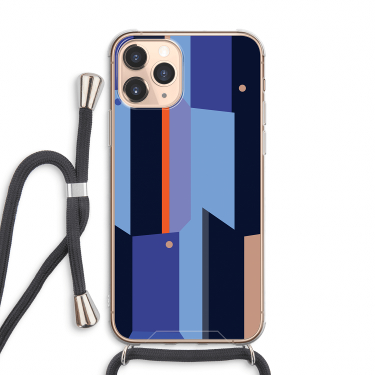 Gestalte 3: iPhone 11 Pro Max Transparant Hoesje met koord
