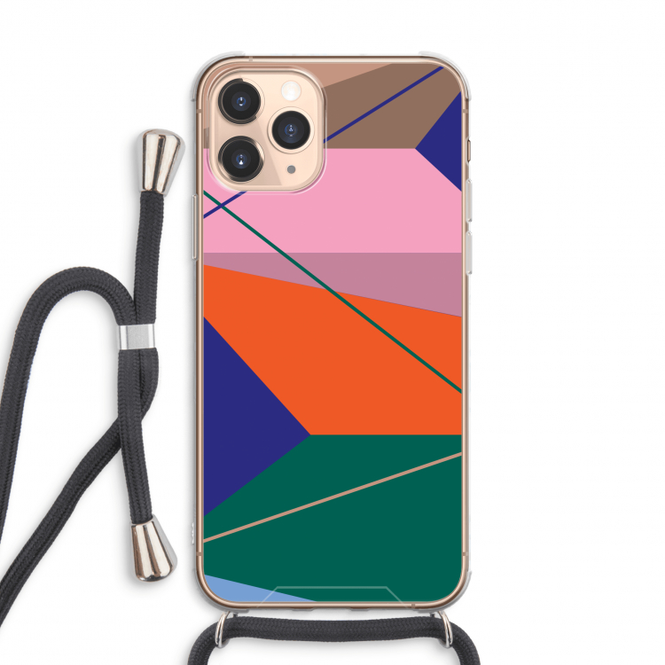 Gestalte 1: iPhone 11 Pro Max Transparant Hoesje met koord