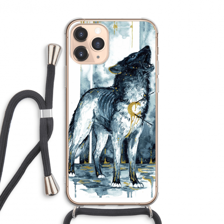 Bleeding Soul: iPhone 11 Pro Max Transparant Hoesje met koord