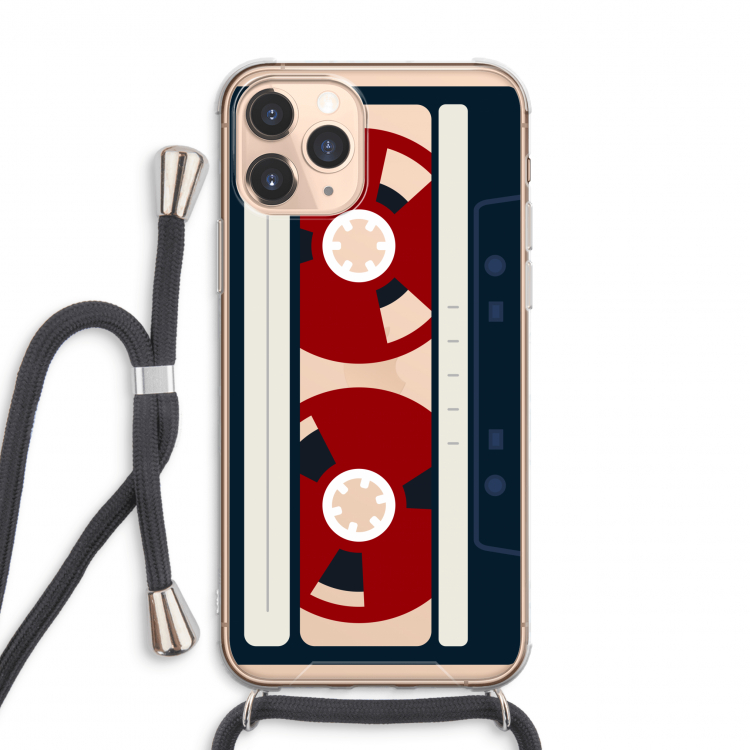 Here's your tape: iPhone 11 Pro Max Transparant Hoesje met koord
