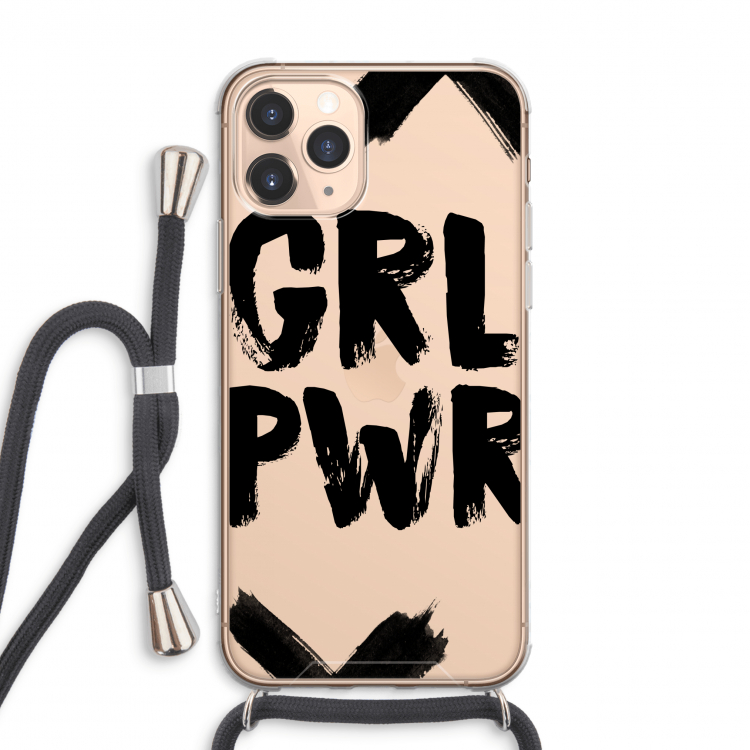 Girl Power #2: iPhone 11 Pro Max Transparant Hoesje met koord