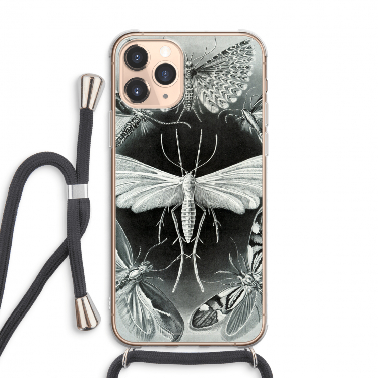 Haeckel Tineida: iPhone 11 Pro Max Transparant Hoesje met koord